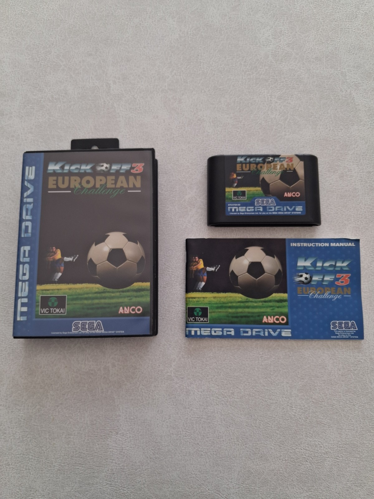 Kick Off 3 European Challenge TBE  Complet SEGA Megadrive