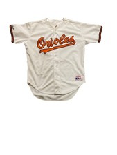 Vintage 80s 90s Baltimore Orioles Rawlings Mens 48 Authentic MLB Jersey Baseball