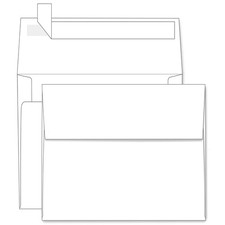 A2 White Envelopes Self Seal 100 Pack, Goefun 4.375 x 5.75 A2, white