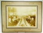 MOUNTED PHOTO - MASONIC SUPPER, OBLONG, IL - DEC. 21, 1912, BY MERRICK STUDIO — photo 1