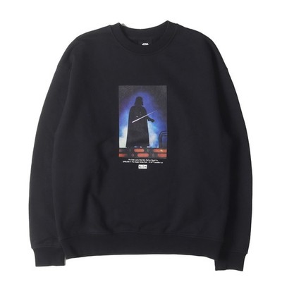 KITH NYC 21AW Star Wars Vader Crewneck Sweatshirt Schwarz M Guter Zustand