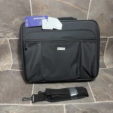 Targus Premiere Laptop Case 15.4  Black Shoulder Bag Briefcase NEW w/ Strap