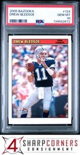 2005 BAZOOKA #124 DREW BLEDSOE COWBOYS  PSA 10
