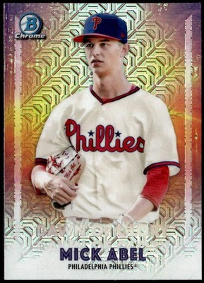 2021 Bowman Chrome #DG-2 Mick Abel Dawn of Glory Mojo Refractor E1