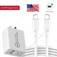 Type C To Type C Fast Charger Cable 20W PD USB C C Adapter For iPhone15 16 17Air