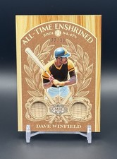 2025 Leaf Lumber Dave Winfield All-Time Enshrined /30 Dual Game Used Bat