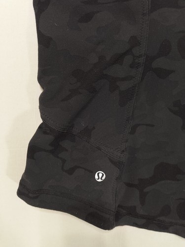 Lululemon Define Jacket Size 12 Black Gray Camo w/ vintage old school stitching - Picture 10 of 14