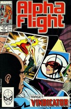 Alpha Flight #77 FN 6.0 1989 Stock Image
