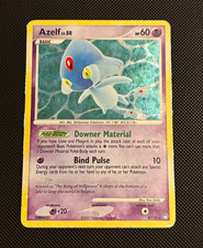 Azelf 4/123 Mysterious Treasures Holo Rare Pokemon Card 2007 LP