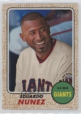 2017 Topps Heritage Bright Yellow Back /25 Eduardo Nunez #44 0b0