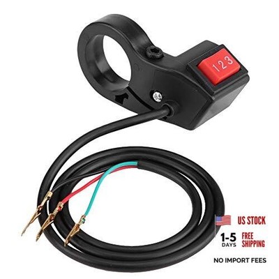 22mm 7/8in Handlebar Switch Shift Electric 3 Speed Module Switch Shift