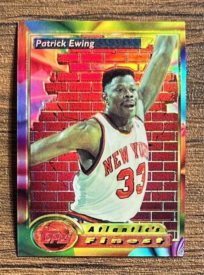 1993-94 Topps Finest - Patrick Ewing #90 Refractor New York Knicks HOF