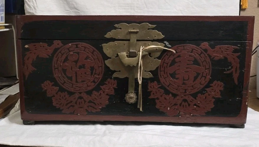 中国风木制箱子| eBay