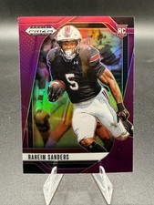 2025 Prizm Draft Picks - Raheim Sanders - Purple Prizm - /99