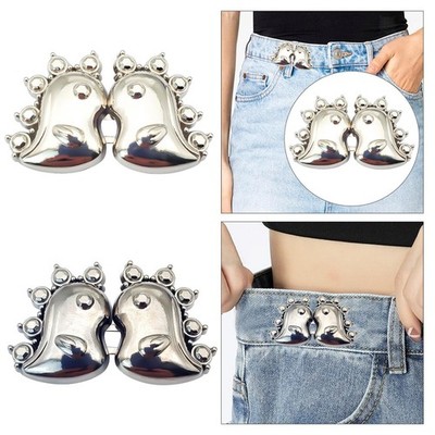 Verstellbare Taille Schnalle Jeans Knopf Pin Sofort verstellbar Hose Taille Mode Nein