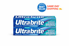 Ultra Brite Whitening Toothpaste Baking Soda Peroxide Cool Mint 6oz 2 Pack 1.40 per gallon