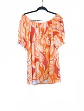 Off the shoulder orange top one size