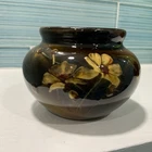 Lovely Glazed Rookwood Pottery Cabinet Vase c 1891  Artist signed