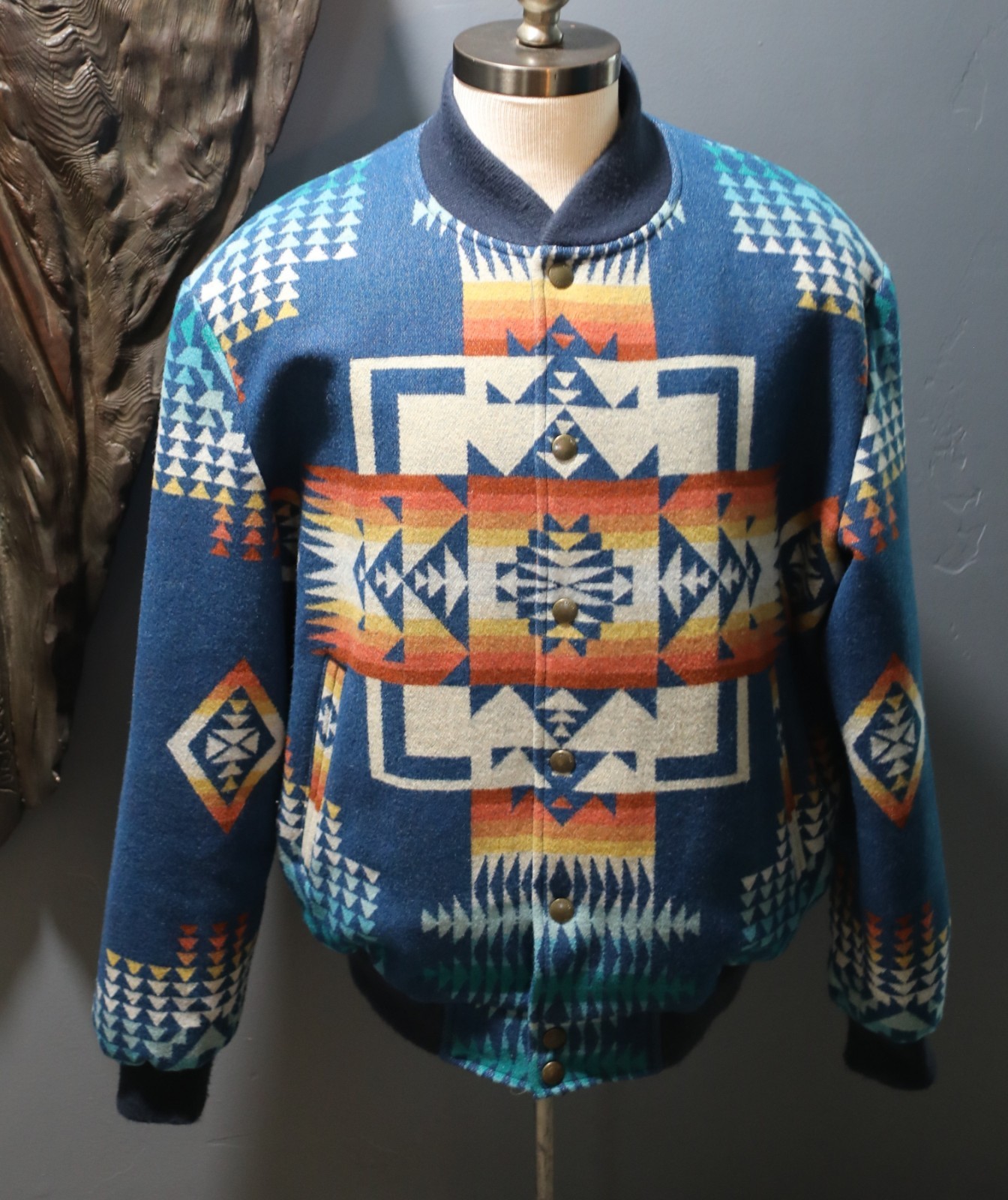 PENDLETON Turquoise CHIEF JOSEPH PATTERN BLANKET … - image 1