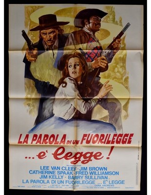 Poster Die Wort Von Ein Outlaw Lee Van Cleef & Jim Brown A358