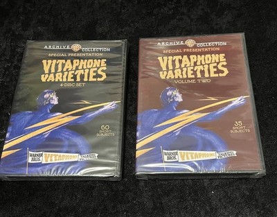 Vitaphone Varieties 4 Disc Set & Volume Two  Brand new Sealed DVDs  Nice Find!