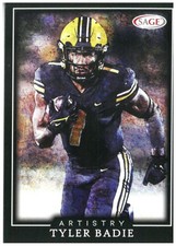2022 SAGE Artistry #88 Tyler Badie Missouri Tigers Football