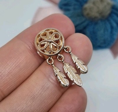 NEU Original Pandora Rosegold Spiritueller Traumfänger Charm   ALE MET BOXED 
