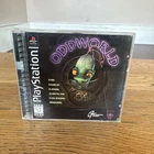 Oddworld: Abe's Oddysee Sony PlayStation 1, 1997, Black Label, Complete in Box