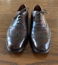 Church's Chetwynd Mens Burgundy Leather Wingtip Oxford Shoe Size 10.5 UK 11.5 US