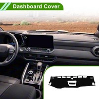 Dashboard-Abdeckung FüR Chevrolet Colorado 15-22 Schwarz Grau 1 Stk