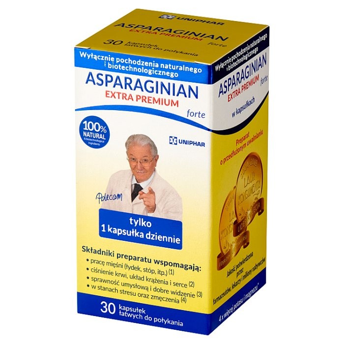 Aspartate Extra Premium Forte 30 Extended Release Capsules