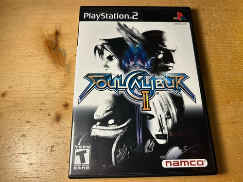 Soul Calibur 2  II (Sony PlayStation 2, 2002) CIB Double Disc - Tested & Working