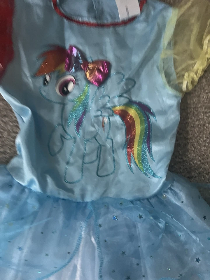 My little pony costume 4-6 Blue dress with mask - Image 3 of 4