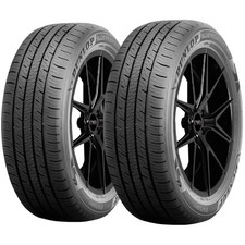 Qty 2 21545r17 Dunlop Blue Response As 87v Sl Black Wall Tires