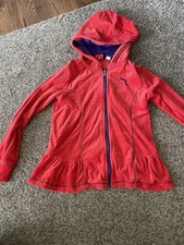 Girls Soft Puma Zip Up Jacket Size 6