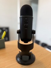 Logitech Blue Yeti USB Microphone Blackout 988-000100 Tested Works Great