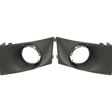 Fog Light Trim Set For 2008-2011 Ford Focus Left & Right w/ Fog Light Hole 2Pc