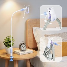 CPAP Hose Holder for Bed, No-Drill C-Clamp CPAP Stand Bedside, Tangle-Free CP...