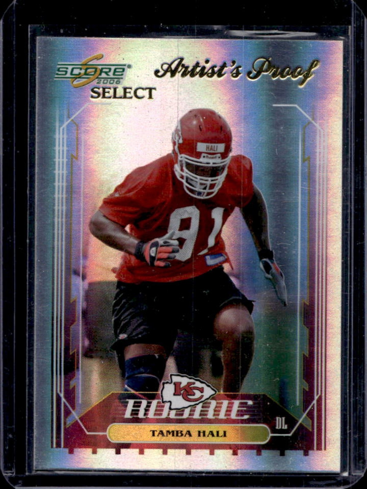 Tamba Hali Score #368 Artists Proof