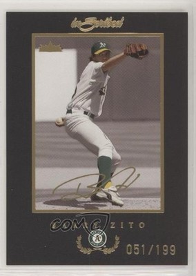 2004 Fleer inScribed Gold 51/199 Barry Zito #51 0f8