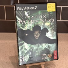 PS2 The Matrix Path of Neo OEM Manual, Cover Art Case Insert ONLY NO GAME
