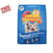 Purina Dry Cat Food - Seafood Sensations with Salmon & Tuna, 22 lb Bag 1.68 per pound