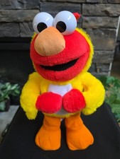 13" Sesame Street Chicken Dance Elmo Animated Singing Chick Easter 2024