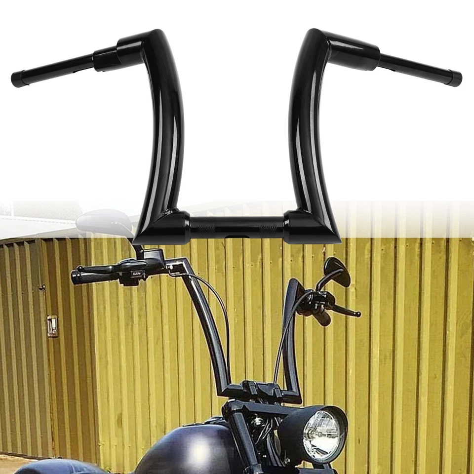 APE Hanger Handlebar 2" DNA Monster Fat Bars 12" 14" 16" Rise For Harley Touring - Image 2 of 4