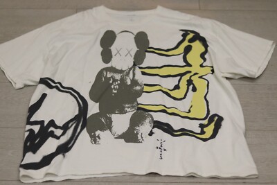 Travis Scott x KAWS x Fragments Tees | Creme | Größe XLarge / XL | TS XX