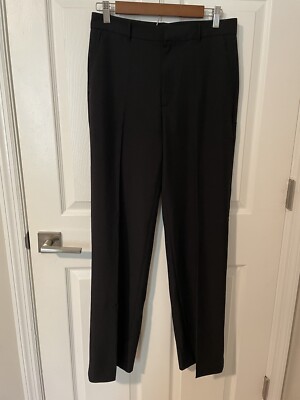 Banana Republic Dress Pants Womens Sculpted Stretch Black