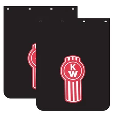 24"x30" Mud Flaps for Semi Trucks Trailers Truck Black Semi Truck Mudguards Pair