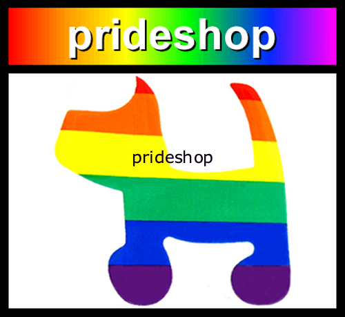 Rainbow Dog Static Cling Removable Sticker Gay Lesbian Pride #171 - Bild 1 von 2