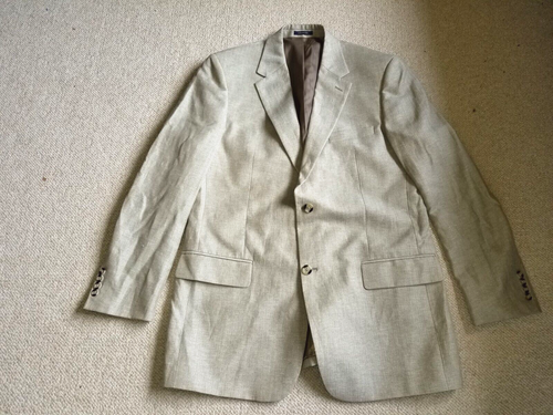 Costume Homme MALLARD Beige 2 Boutons En Coton - Taille 42L - Occasion Très Bon État