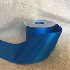 2-3/4" Wide, Swiss Double Face, SATIN RIBBON- Color - Carribbean Blue